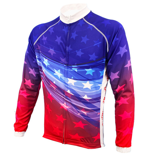 Tennessee Flag Short Sleeve Cycling Jersey Full Zipper Bike Short