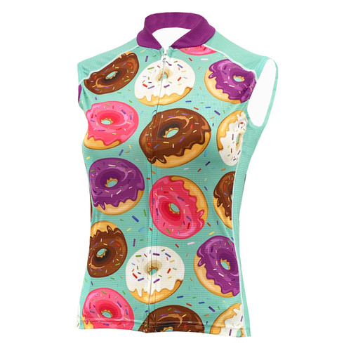 DONUT WOMEN'S SLEEVELESS CYCLING JERSEY