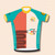 custom cycling jersey for the pedal pgh bike ride short sleeve front view