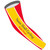 custom cycling arm sleeves warmers for the shell cycling team and bike riding club right arm