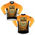 custom cycling jersey long sleeve for the hilly hundred 100 bike ride front and back view