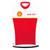 Custom bike jersey sleeveless for Shell cycling team front view
