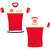 Custom bike jersey for Shell cycling team front and back views