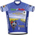 custom cycling jersey short sleeve bike shirt for the tour d'italia front view