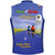 custom cycling jersey sleeveless bike shirt for the tour d'italia ride back view