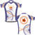 custom cycling jersey short sleeve for the autumn in bonham bike ride front and back view