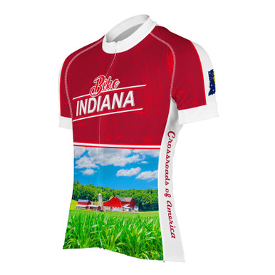 bike indiana men's cycling short sleeve jersey