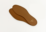 A pair of flat insoles