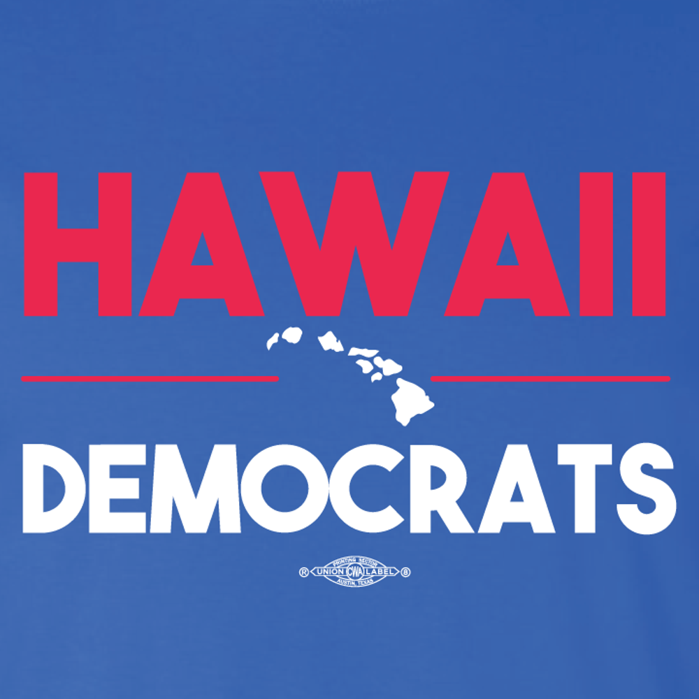 Hawaii Democrats Islands (Royal Blue Tee)