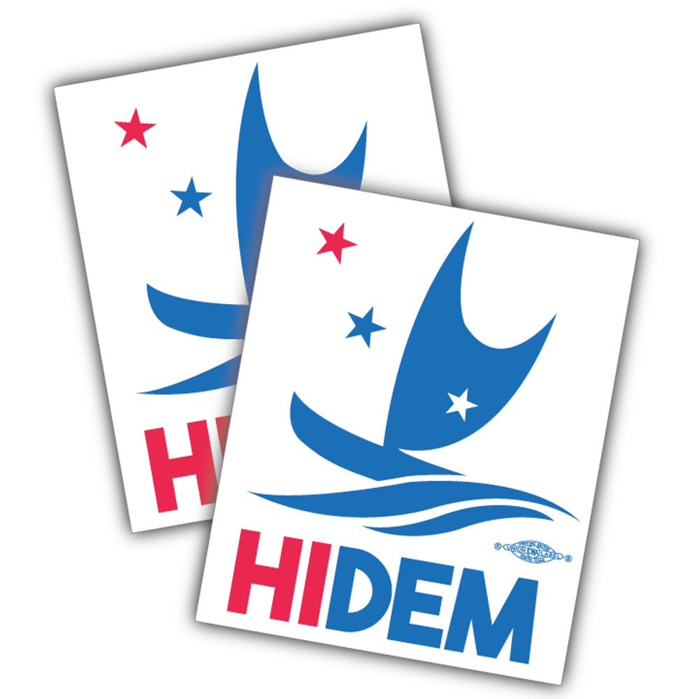 HIDEMS Boat Logo (4" x 5" Vinyl Sticker -- Pack of Two!)