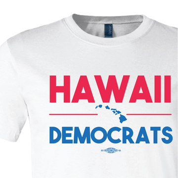 Hawaii Democrats Islands (White Tee)