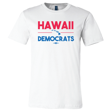 Hawaii Democrats Islands (White Tee)