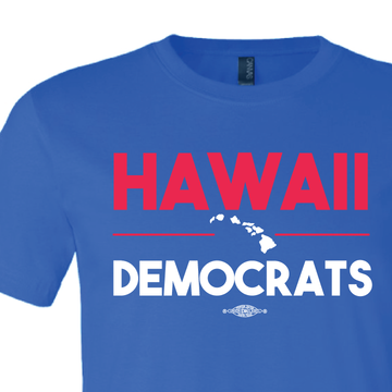 Hawaii Democrats Islands (Royal Blue Tee)