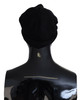 Elegant Black Virgin Wool Beanie Hat HAT9448