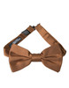 Brown Silk Adjustable Neck Men Bow Tie FT3843