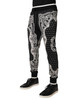 Black Bandana Cotton Jogger Pants
