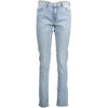 Light Blue Cotton Women Jeans GA-14737
