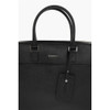 Saffiano Leather Bag with Double Handle
