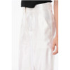 Linen and Silk Blended Pants with Pleats ARFR6530683275213GD
