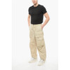 Nylon Cargo Pants with Belt Loops
