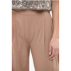 Single Pleated ALEIDA Palazzo Pants with Drawstring Waist