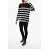 Crew Neck Chevron Virgin Wool Sweater