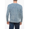 Crew Neck TRECCIA Aran Virgin Wool Sweater ALFR5938633129454GD
