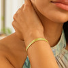 14K Yellow Gold Oval Snake Chain Bracelet (5.30 mm)