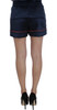 Elegant Silk Stretch Mini Shorts