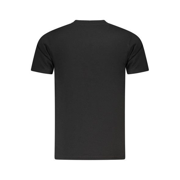 Black Cotton Men T-Shirt CA-36646