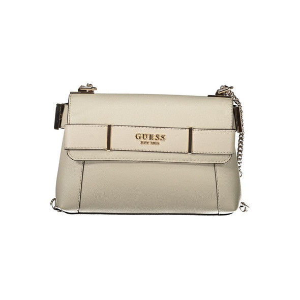 Beige Polyethylene Women Handbag GU-34836
