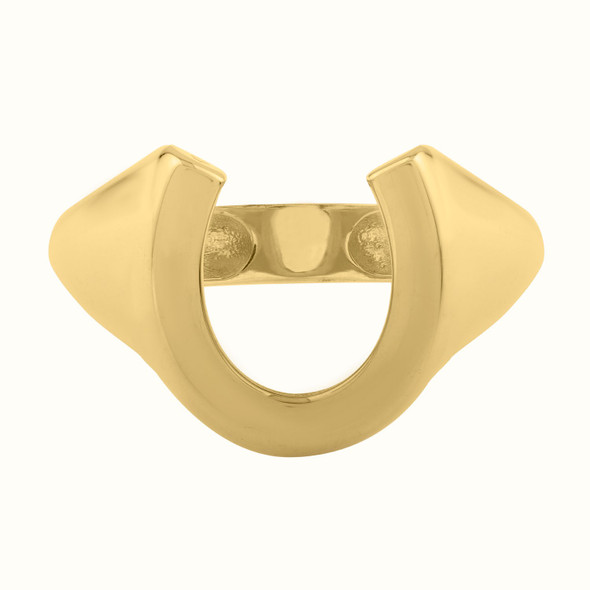 Horseshoe Ring in 14K Yellow Gold (8.00 mm) Horseshoe Ring in 14K Yellow Gold (8.00 mm)