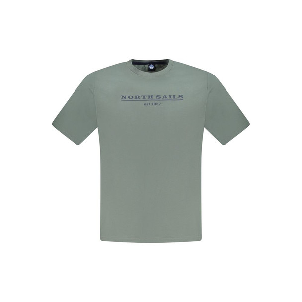 Green Cotton Men T-Shirt NO-33756