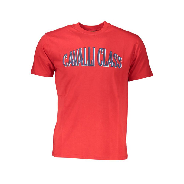 Red Cotton Men T-Shirt CA-21337