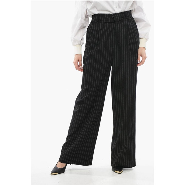 Pinstriped Palazzo Pants