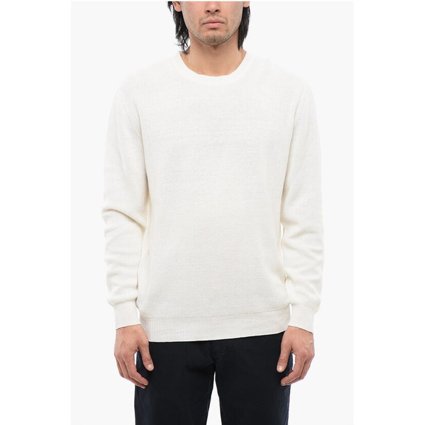 Linen-blended Crewneck Sweater ALFR6477103262861GD