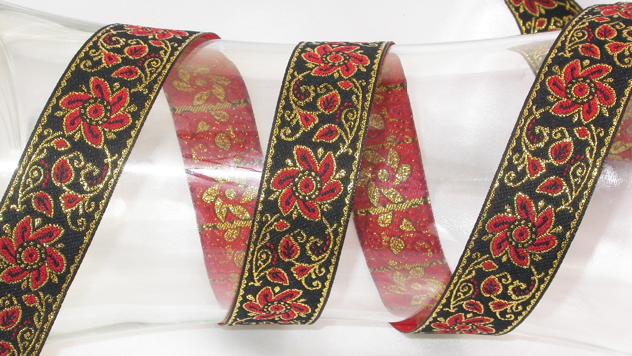 【新品未使用】9TWENTY Ribbon Flower Jacquard Jacquard Ribbon 1