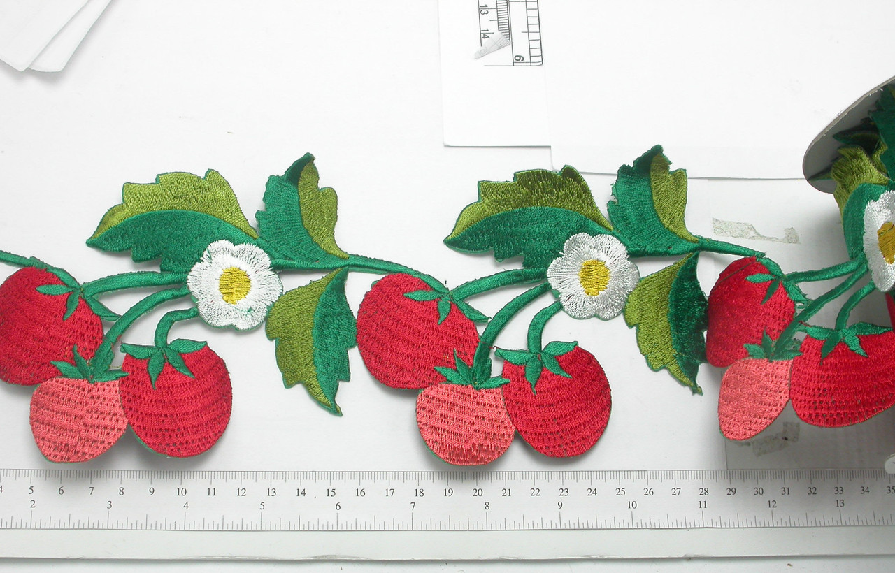 Embroidered Fruit Vine 114mm 4 1/2