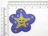 Winking Star Astrological Applique Iron On