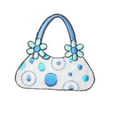 Blue and White Handbag Blue and White Handbag