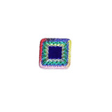 Square Mirror Multi Blue Square Mirror Multi Blue