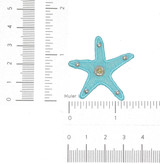 Starfish Studded Turquoise