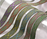 old world metallic jacquard ribbon old world metallic jacquard ribbon