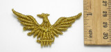Sew on Schiffi Embroidered Gold Eagle 2 1/2" x 1 1/2" - 12 Piece Pack Sew on Schiffi Embroidered Gold Eagle 2 1/2" x 1 1/2" - 12 Piece Pack