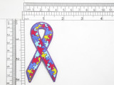 Autism Awareness Ribbon 3" Iron On Embroidered Applique

Fully Embroidered

Measures 3" high x 1 5/8" wide approximately (71mm x 41mm)