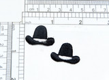 Hat Cowboy Stetson 10 Gallon 3 pack Ion On Applique
Fully Embroidered
Measures 1" high x 3/4" wide approximately (25mm x 19mm) Hat Cowboy Stetson 10 Gallon 3 pack Ion On Applique
Fully Embroidered
Measures 1" high x 3/4" wide approximately (25mm x 19mm)
