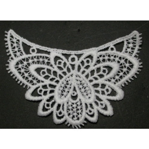 Venise Lace Applique - Floral White