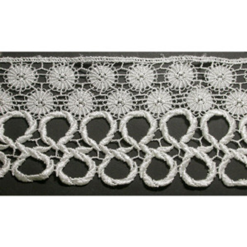 Venise Lace 3 3/8" Antique White Venise Lace