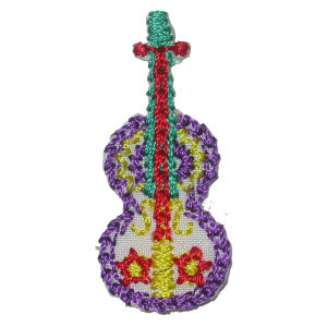 12 x Mexican Style Fiddle Violin Iron On applique