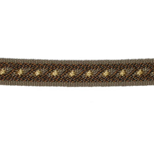 Braid 3/8" Brown Flat 5 yards